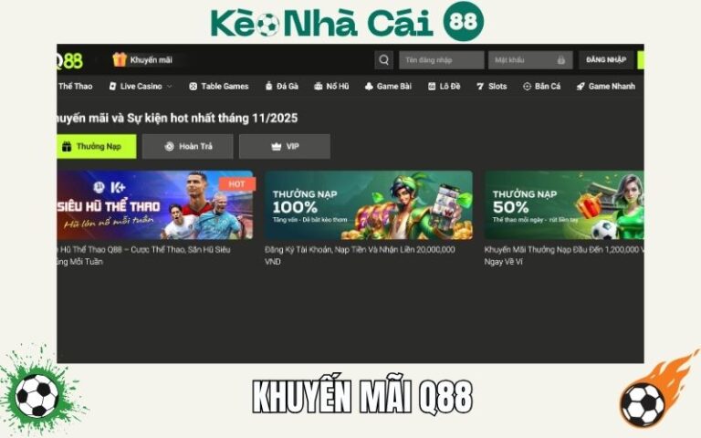 Khuyến Mãi Q88 - Ưu Đãi Cực Chất Cho Người Chơi Thể Thao 16 Khuyen Mai Q88 Uu Dai Cuc Chat Cho Nguoi Choi The Thao